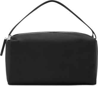 Mango Nylon Top Handle Bag in Black at Nordstrom