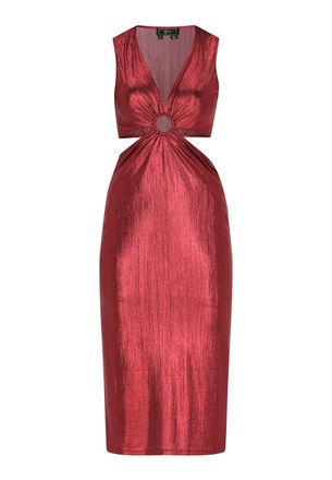 Faina Jurk Dames rood