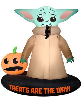 National Tree Company 78In Inflatable Halloween Mandalorian
