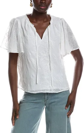 Vince Camuto Tie Neck Princess Sleeve Blouse