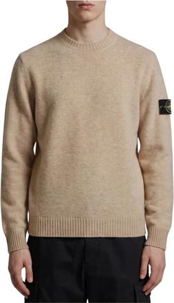 Stone Island Maglione Girocollo - - Knitwear - Uomo - Beige - S