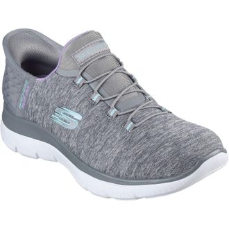 Skechers Summits Dazzling Haze Textiele Dames Sneakers Grijs/Multi