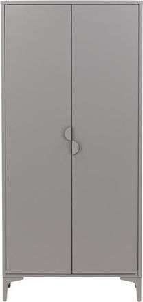 VE DESIGN Stylischer 2-t&uuml;riger Schrank Piring 183 x 85 cm, Grau