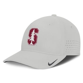 Nike Stanford Sideline Practice Nike Mens Dri-FIT College Hat in Grey | NC530BBSDN-3XB