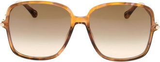 Chlo&eacute; Zonnebril - unisex - Accessoires - Bruin - Maat: ONE Size