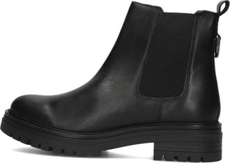Omoda Schoenen, Dames, Zwart, 39 EU, Leer, Zwarte Leren Dames Enkellaarzen