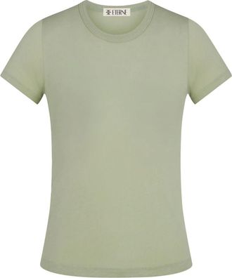 &Eacute;terne Dames, Tops, Groen, Maat: XS Katoen