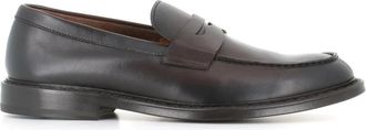 Doucal's Almond Toe Loafer - Heren - Loafers - Bruin - 41 1/2 EU - Leer - Schoenen