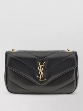 Saint Laurent lou lou lamb leather shoulder bag