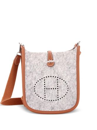 Herm&egrave;s Evelyne Bag Gen III Felt TPM crossbody bag - Brown