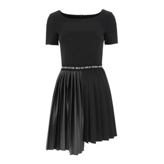 Versace Jeans Couture Stijlvolle Jurk van Versace Jeans Couture - Dames - Korte kleedjes - Zwart - S - Kleedjes