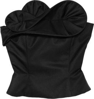 Magda Butrym Blouses, female, Black, Size: 2XS Gorset 01