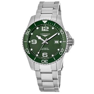 Longines HydroConquest Automatic Green Dial Steel Mens Watch L3.782.4.06.6