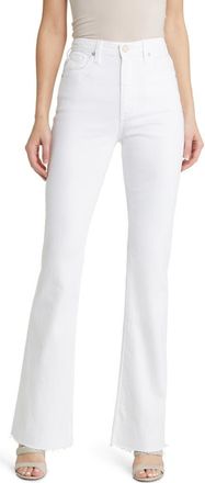 AG - Adriano Goldschmied Alexxis Raw Hem High Waist Bootcut Jeans in Modern White at Nordstrom Rack, Size 23