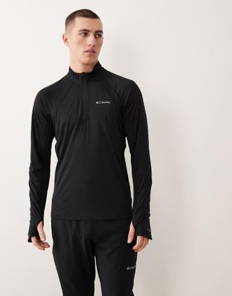 Columbia Stealth Spring - Top nero con zip corta