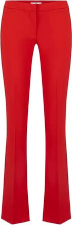 Elisabetta Franchi Pantaloni con cuciture a taglio vivo - Rosso
