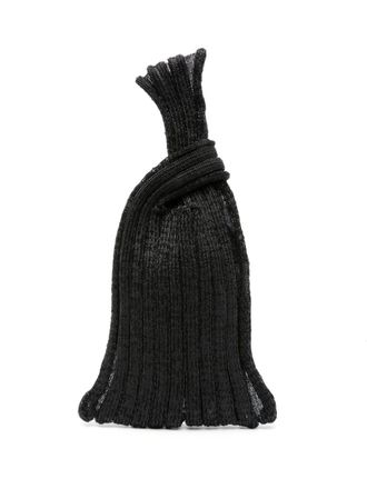 A. Roege Hove Katrine knitted tote bag - women - Cotton/Nylon - One Size - Black