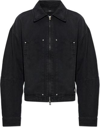 Amiri Denim Jacket - Heren - Spijkerjassen - Zwart - XL - Denim - Jassen