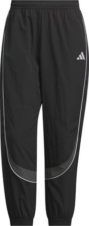adidas Brand Love Loose Fit Light Woven Pants Black Grey Six KF1337