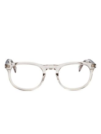 Saint Laurent Eyewear round-frame glasses - Neutrals
