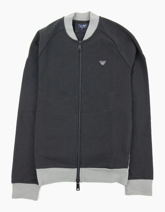 Armani Jeans Mens Armani Jeans Eagle Logo Bomber Jacket Black - Size: 38/Regular