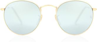 Ray-Ban RB3447N Round Metal 001/30 Mens Sunglasses Gold Size 50