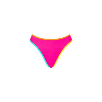 Kulani Kinis Womens Bind Slim Full Coverage Bikini Bottom In Confetti