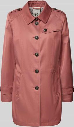 Fuchs Schmitt Trenchcoat mit &Auml;rmelriegeln in Altrosa, Gr&ouml;&szlig;e 34