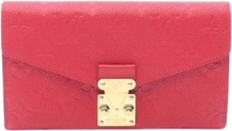 Louis Vuitton Pre-owned Wallets, female, Red, Size: ONE SIZE Pre-owned Vintage Wallet