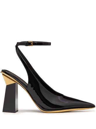 Valentino Garavani One Stud Hyper slingback pumps - Zwart