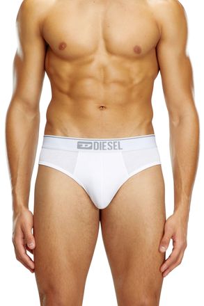 Diesel Three-pack of plain logo briefs - Briefs - Man - Multicolor
