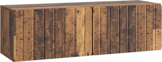vidaXL Mueble De Tv De Pared 98 X 31 X 30 Cm Madera Envejecida Vidaxl