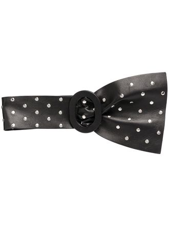 Red(v) Riem met studs - Zwart