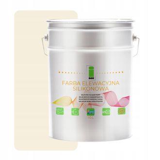 OEM Pintura De Silicona Para Fachadas, Blanca, Beige Claro, Tono Beige, 10 L