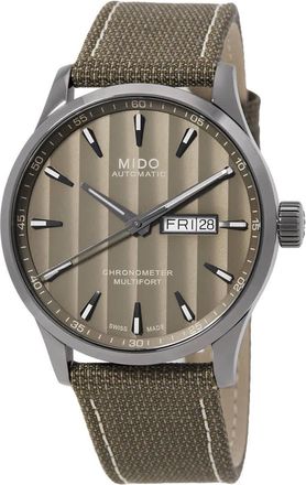 Mido Multifort Automatic Chronometer Grey Dial Mens Watch M0384313709100
