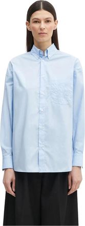 Fiorucci Shirts - Dames - Overhemden - Blauw - L - Overhemden