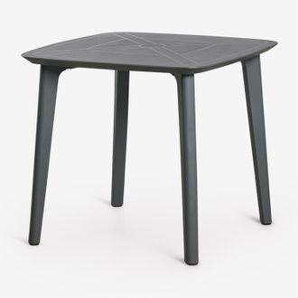 Sklum Mesa De Jard&iacute;n Cuadrada 85x85 Cm En Polipropileno Scand Sklum