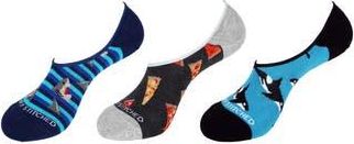 Unsimply Stitched Assorted 3-Pack No Show Socks in Blue Grey at Nordstrom Rack