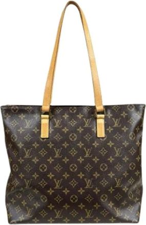 Louis Vuitton Pre-owned Tote Bags, female, Brown, Size: ONE SIZE Pre-owned Cabas Mezzo Tote