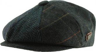 Generic Royal Stallion Wool Baker Boy Cap in Navy Mix, Size: Medium (57cm)