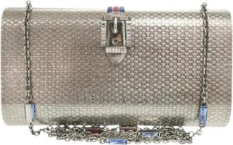 Gucci Clutch in metallo Pre-owned - - Pre-owned - Donna - Grigio - ONE SIZE