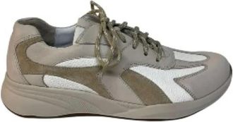 Durea Schoenen, Dames, Beige, 40 1/2 EU, Leer, 6316 Sneaker