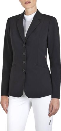 Equiline Caback Micro Perforated Show Jacket In Black
