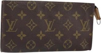 Louis Vuitton Pre-owned Vintage Clutch - Dames - Vintage Clutch - Bruin - ONE Size - Vintage