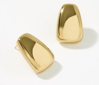 Simons Womens Large trapezoidal earrings