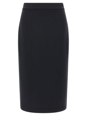 Moncler Polyester Midi Womens Skirt