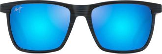Maui Jim Sunglasses One Way B875 03 Black/Blue Unisex Polarized