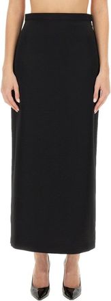 Lanvin Elegant Long Skirt With Subtle Back Slit