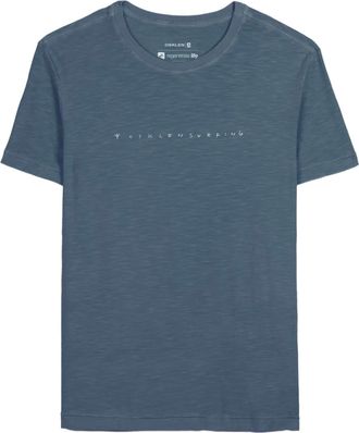 Osklen Rough Tridente Surfing T-shirt - men - Certified Cotton - P - Blue
