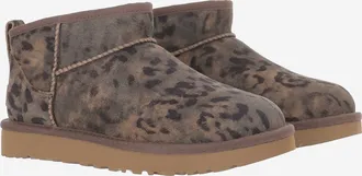 UGG Wool Blend Ankle Boot - Brown